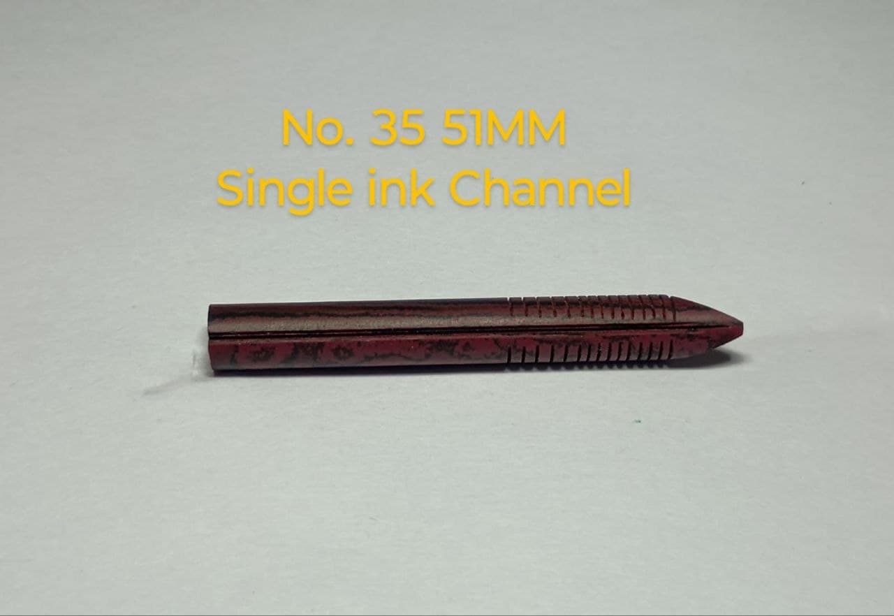 No. 35 51MM Single Ink Channel - Red