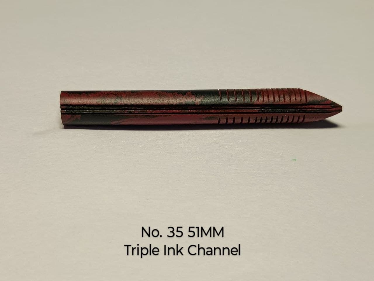 No. 35 51MM Triple Ink Channel - Red