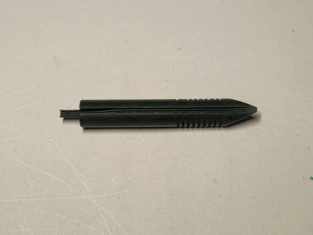 Parker Shape Triple Ink Channel Ebonite CC Feed #6